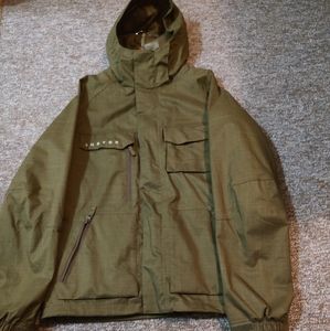 Burton Men's Snowboard Jacket Small S Green early 2000s